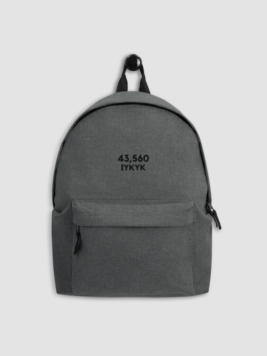43560 IYKYK Backpack. Gray product image (2)
