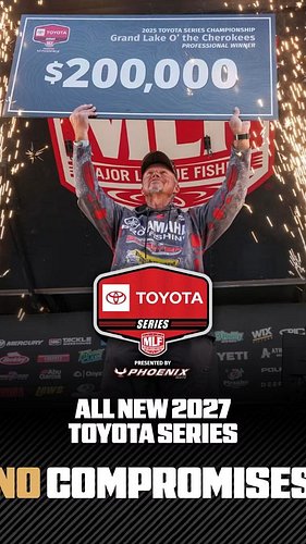 What do you think of the 2027 Toyota Series?

And how many co-anglers have no idea what they're fishing next year?