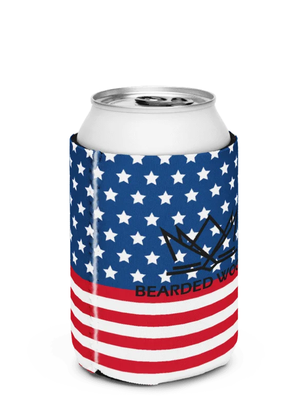 Coozie Can Cooler (Design: Bearded Woodz) Custom America product image (3)
