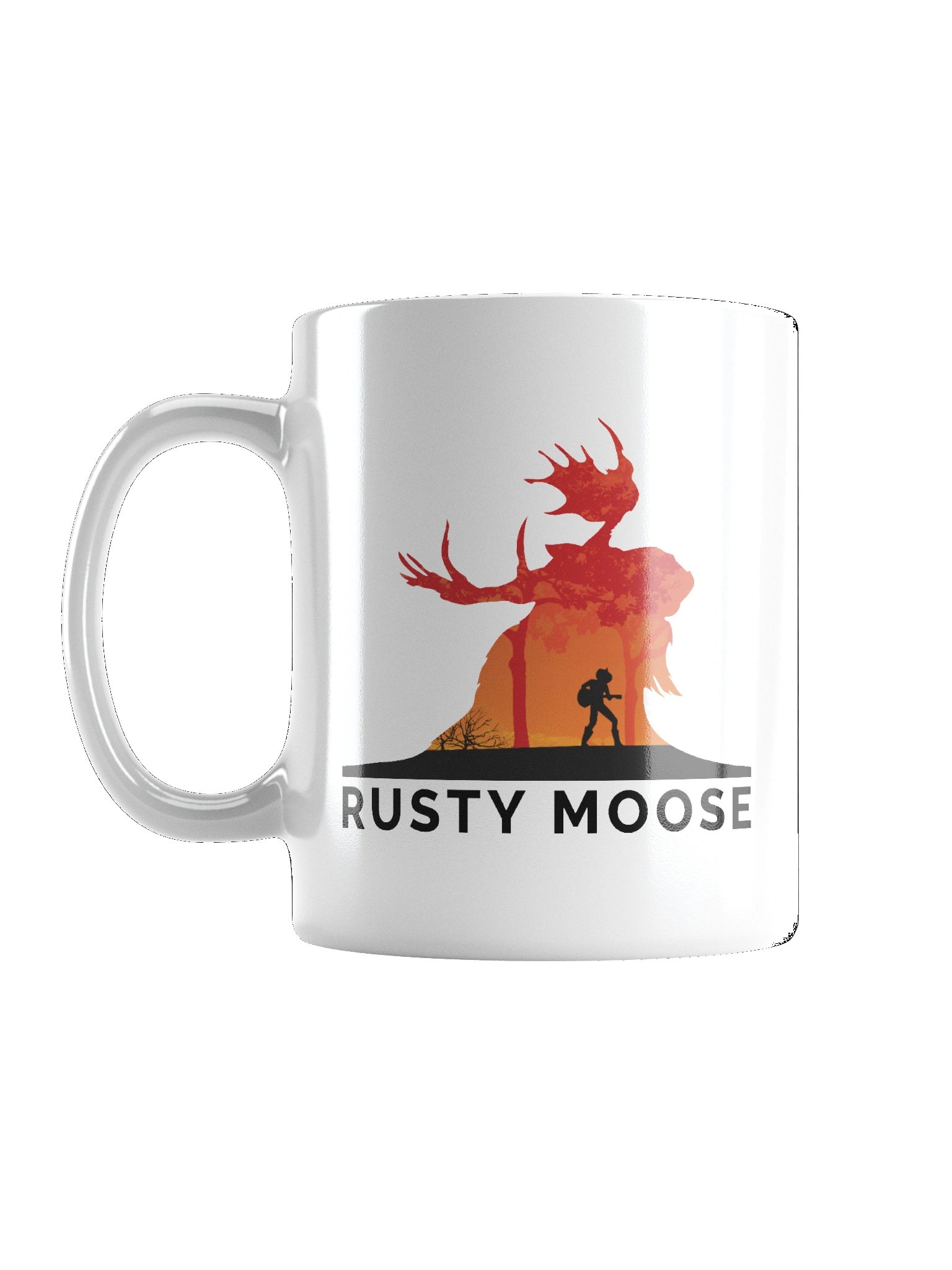 Rusty Moose Coffee Mug (White) product image (1)