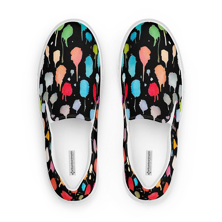 Art by Edward Martin Women's Slip-On Canvas Shoes product image (1)