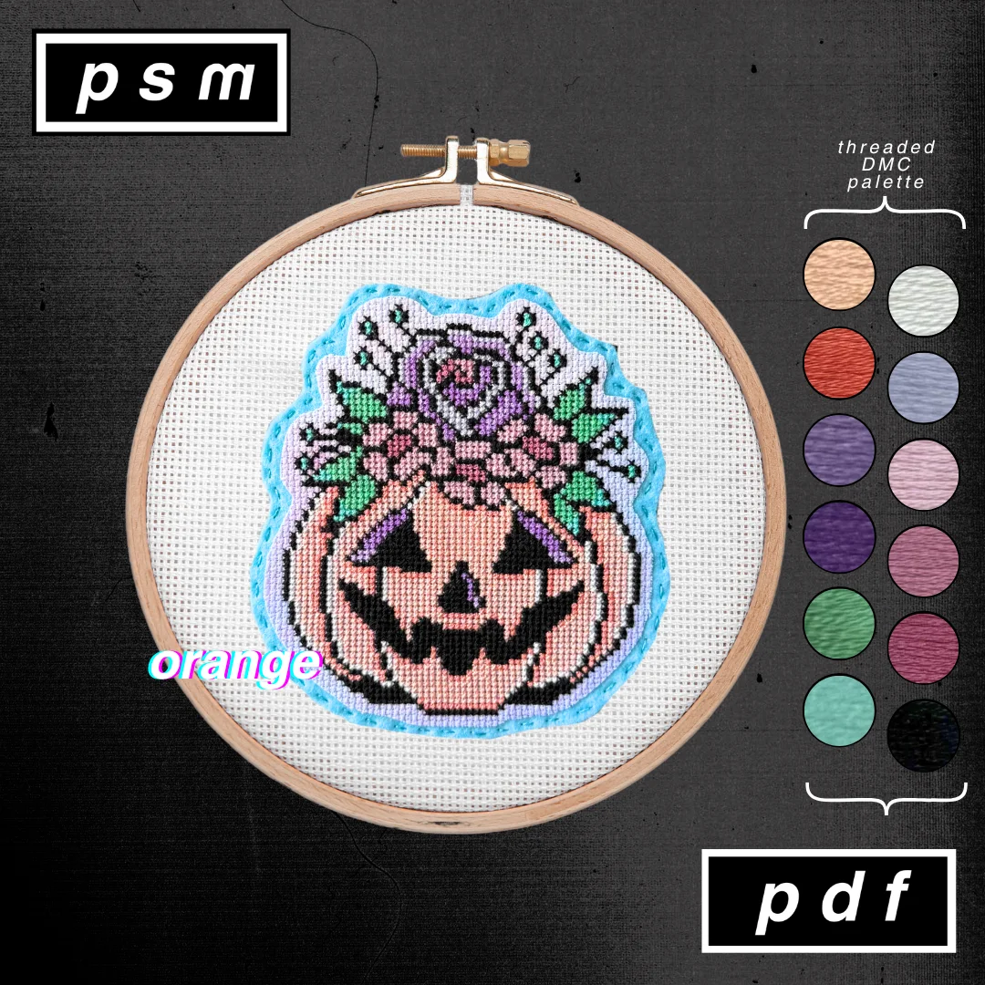Vintage Pumpkin Bouquet Pattern Set product image (3)