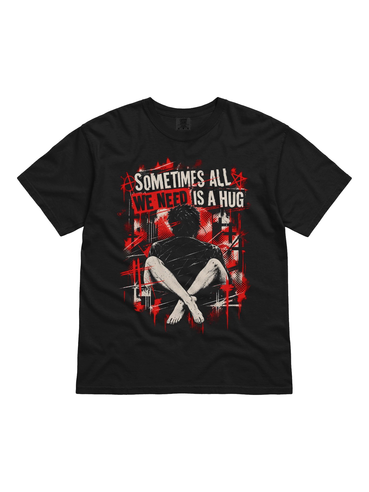 All We Need is a Hug Heavyweight Vintage Graphic Tee product image (9)