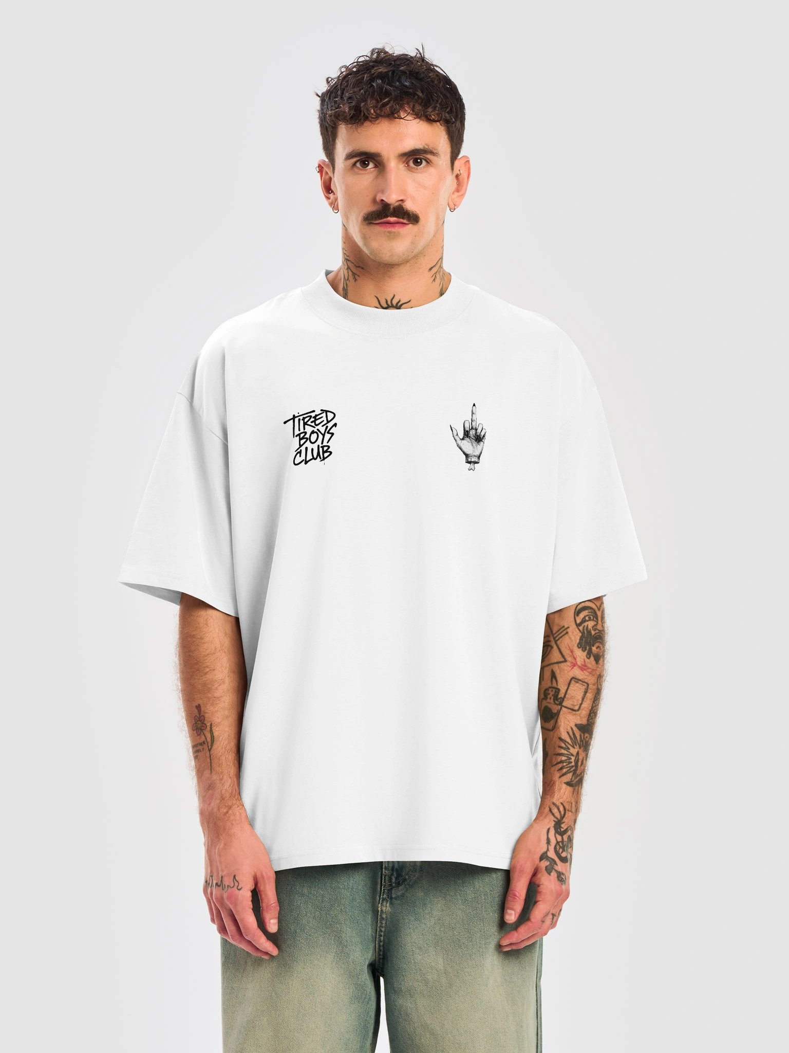 LOVE ISN'T ILLEGAL YET Organic Oversized Light T-Shirt product image (4)