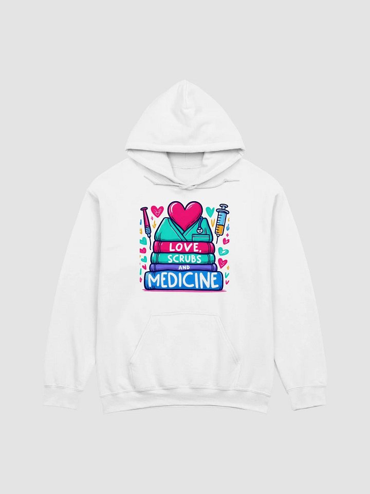 Love, Scrubs and Medicine Hoodie product image (1)