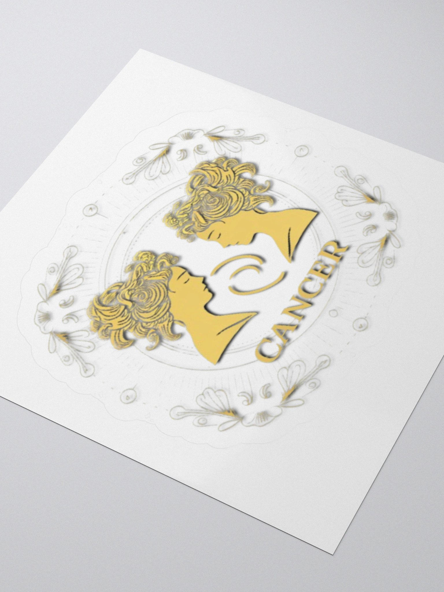 Cancer Zodiac Kiss-Cut Sticker product image (9)