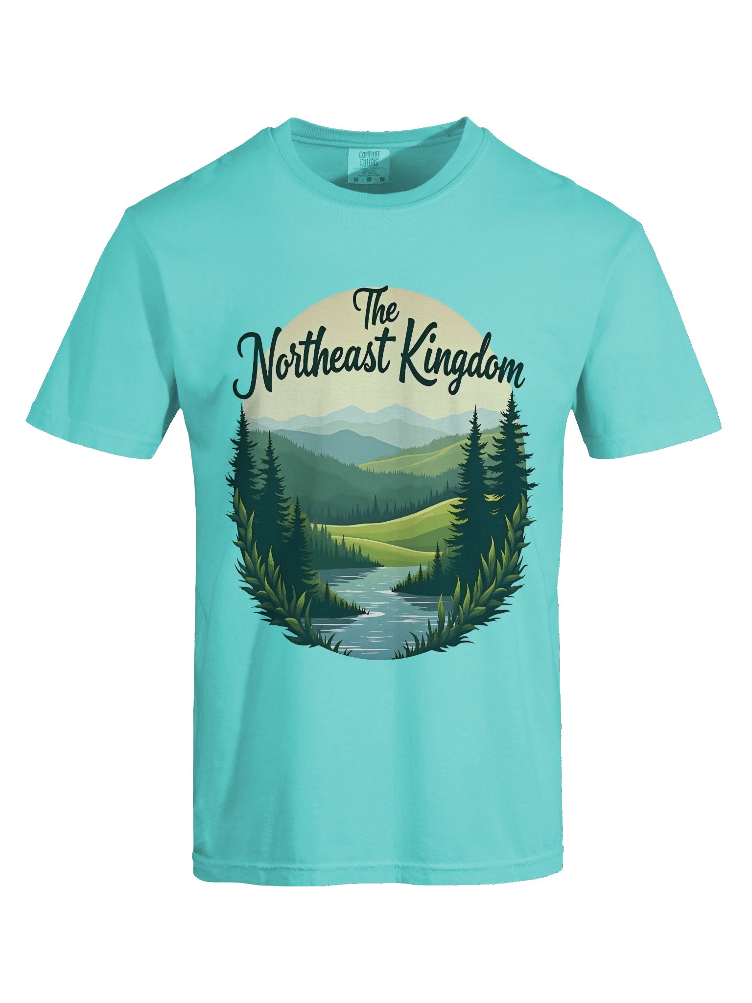 Scenic Northeast Kingdom Landscape Design – Nature-Inspired Artwork T-shirt product image (7)