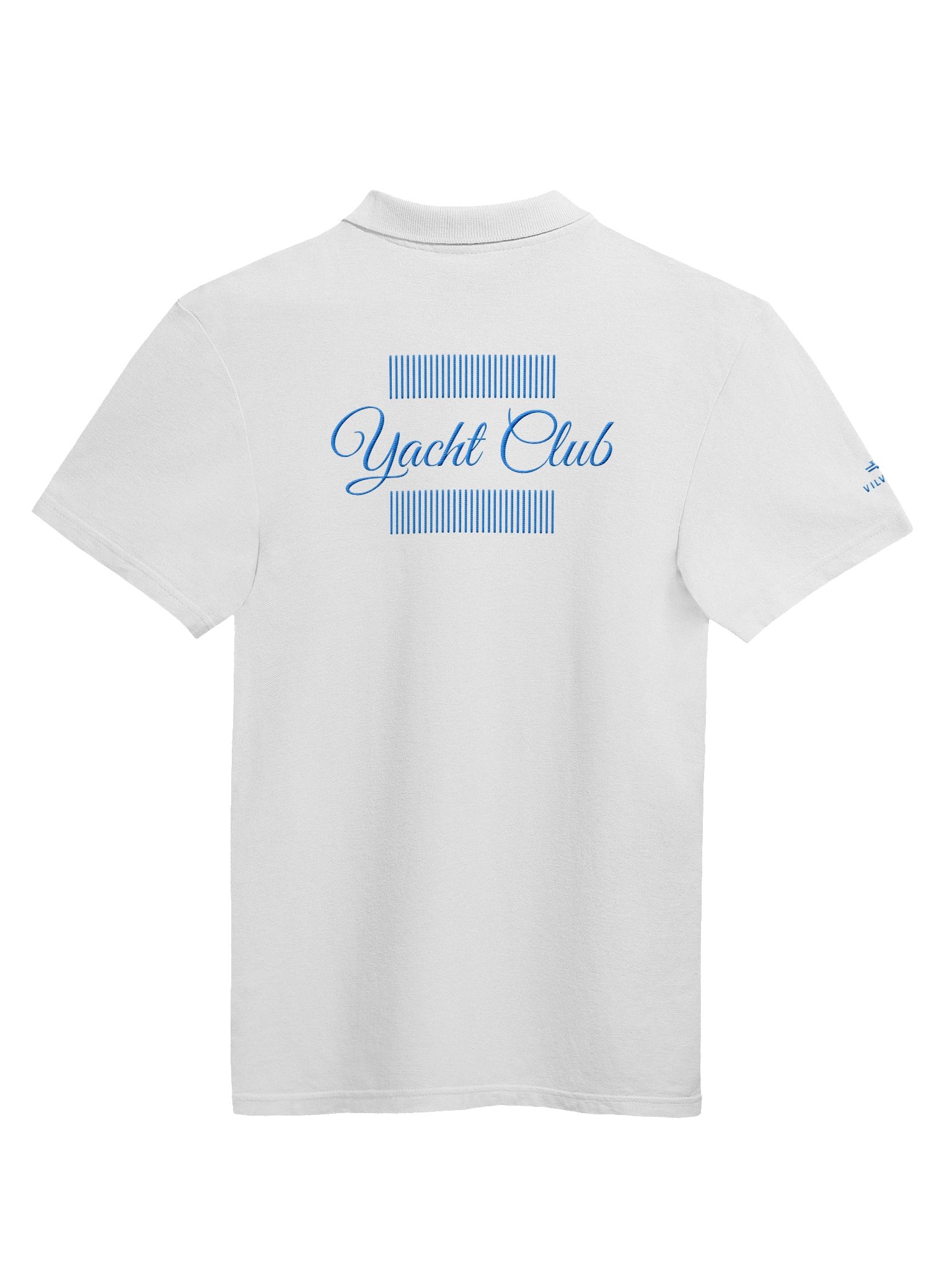 Women's Yacht Club Blue Cursive Polo product image (2)