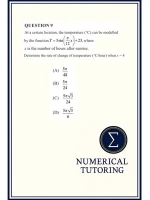 QCAA Maths Methods External exam question explained. If you need a custom external exam check the link in my bio #maths #mathsmethods #brisbane #qcaa #externals #mathsmethodsclub #qcaaexternals #mathstudent 