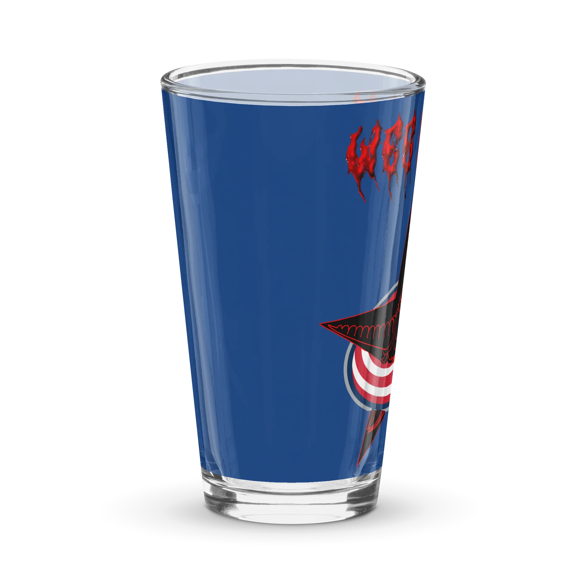 Wes Devil Hockey Jersey Pint Glass product image (3)