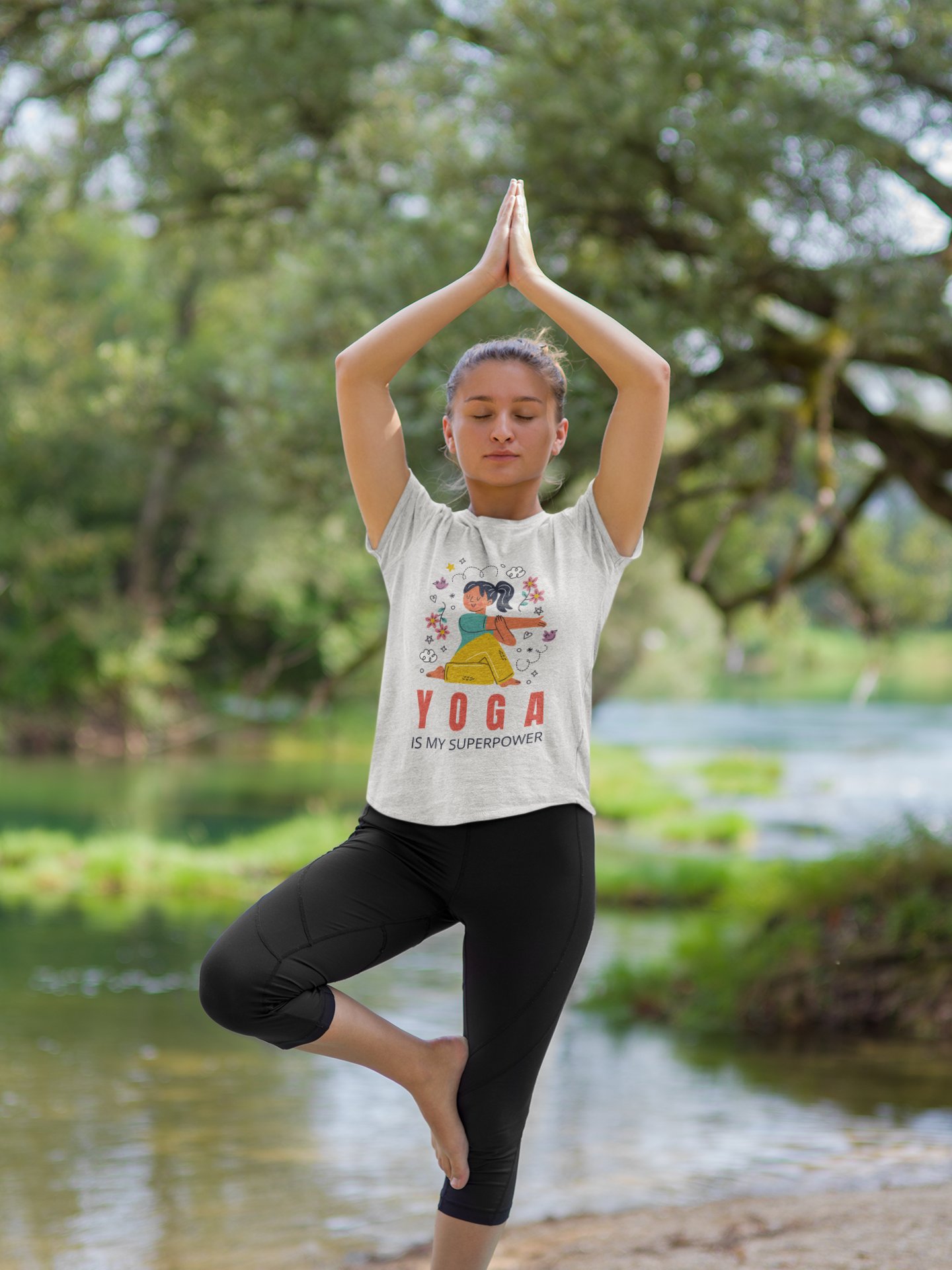 Yoga is My Superpower Graphic Tee product image (57)