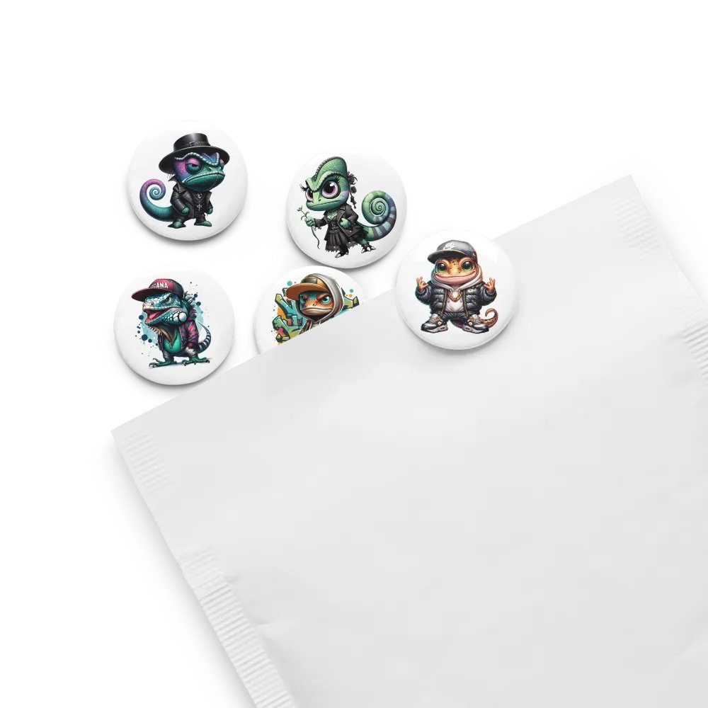 Rebellious Lizards Pin Set product image (5)