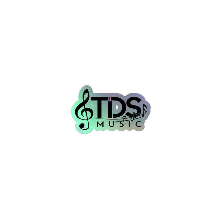 Exclusive Holographic Music Clef Sticker | Premium Vinyl | TDS Music product image (1)