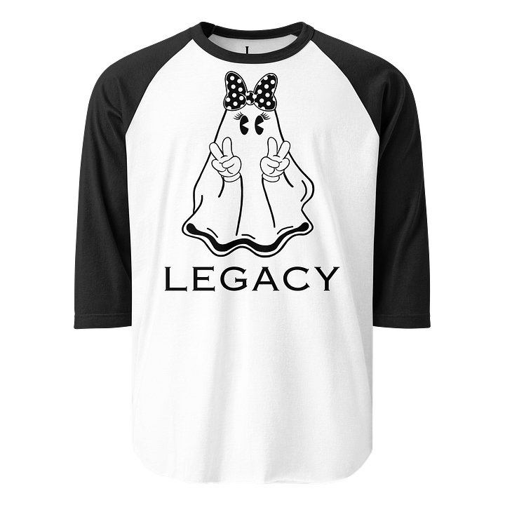 Susie Spooks Raglan | White/Black product image (1)