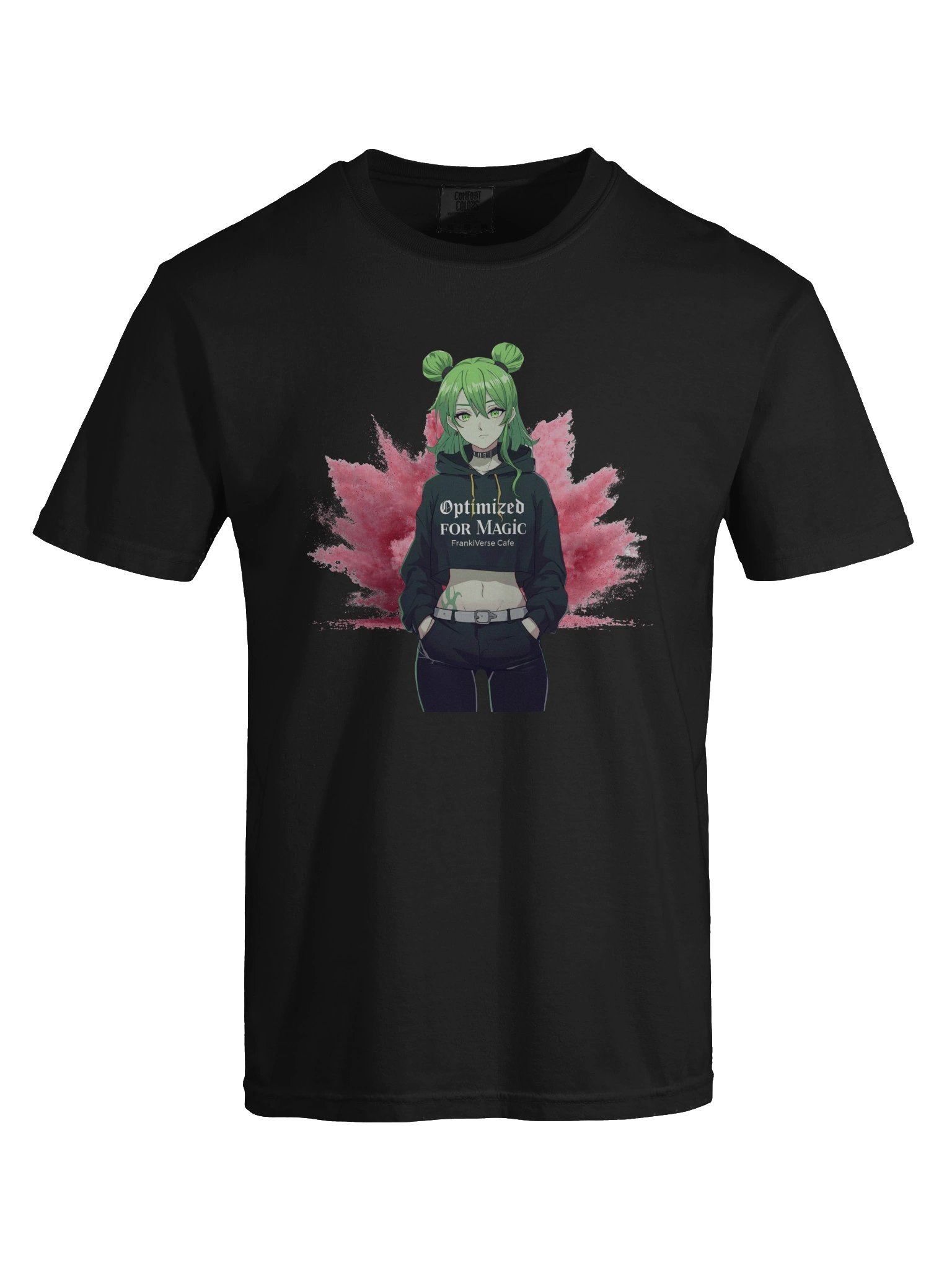 Optimized For Magic | FrankiVerse Cafe | Green Pixie Vibes T-Shirt product image (50)