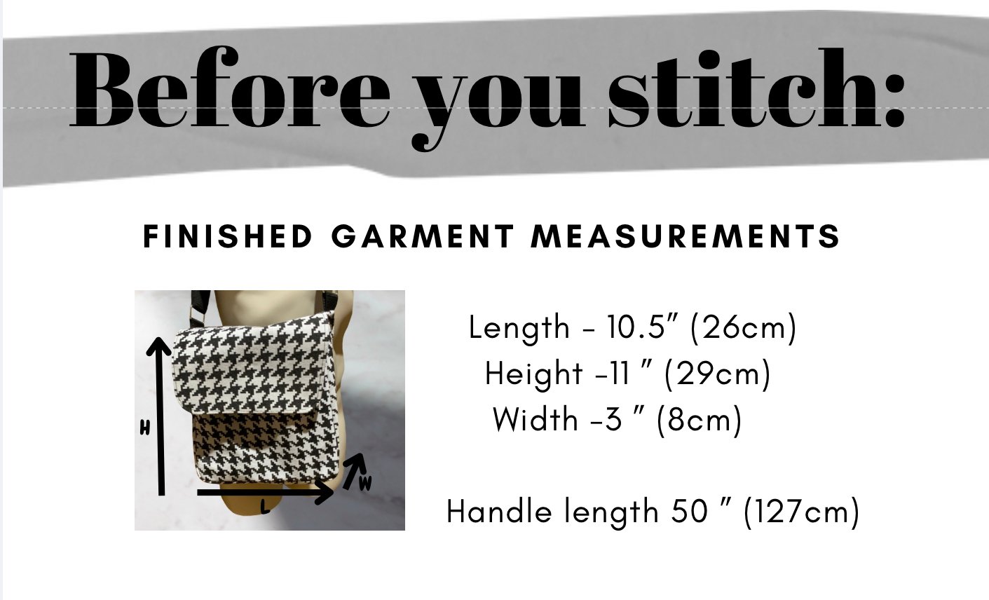 Unisex Messenger Bag - Digital Sewing Pattern product image (8)