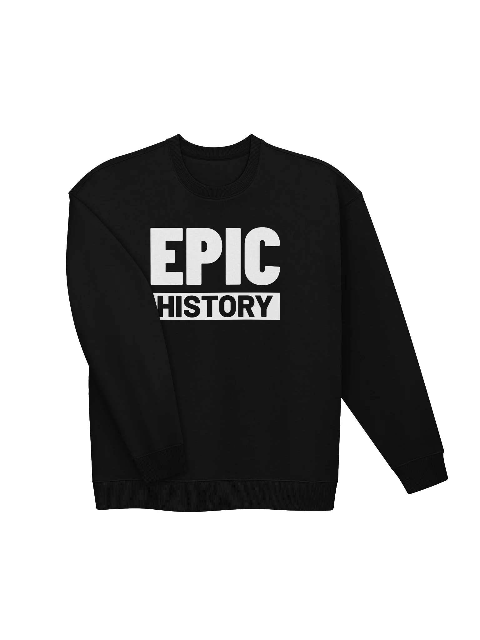Epic History Logo - Oversized Sweatshirt (White Logo) product image (3)