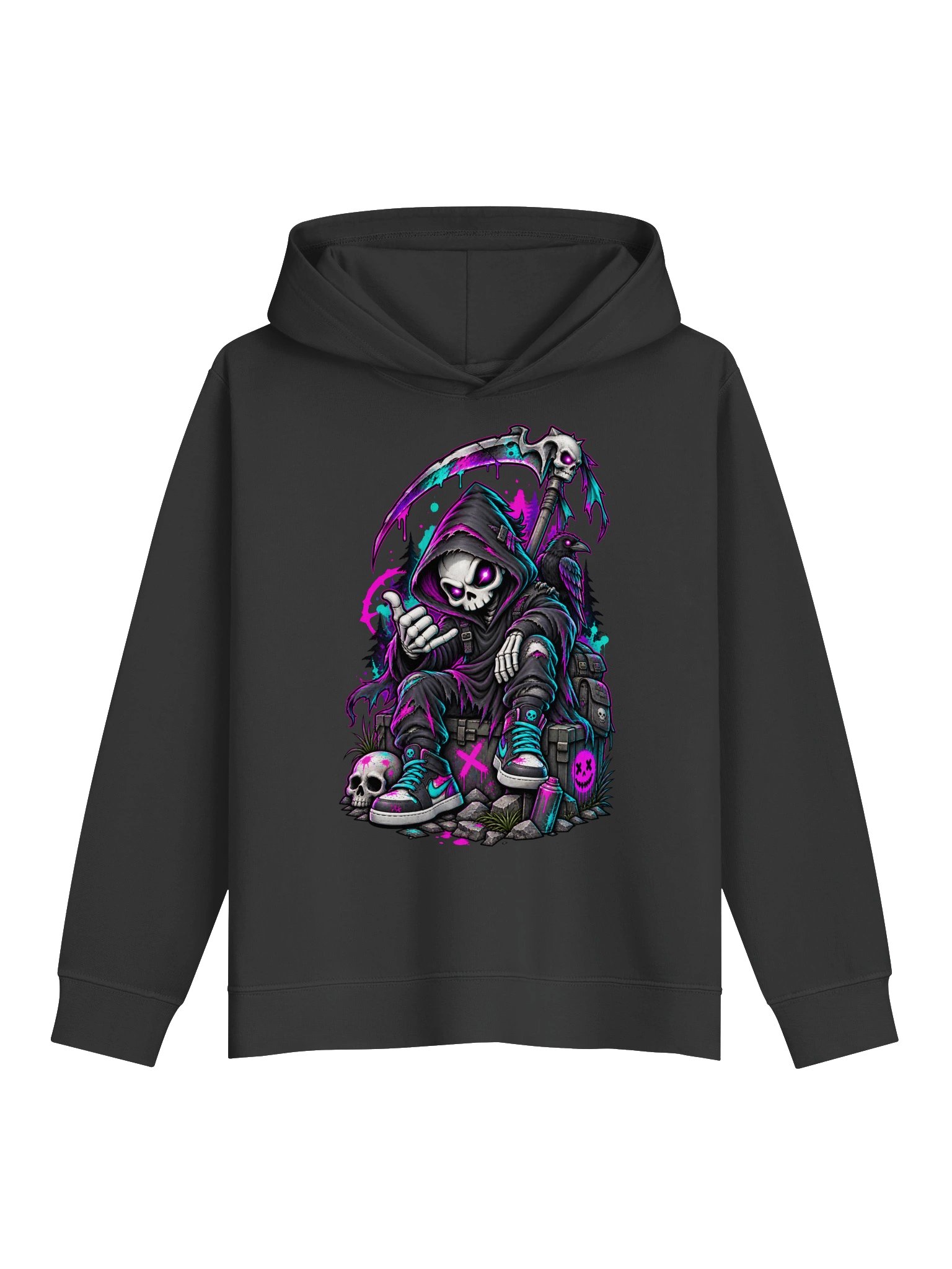 Neon Reaper Youth Hoodie product image (2)