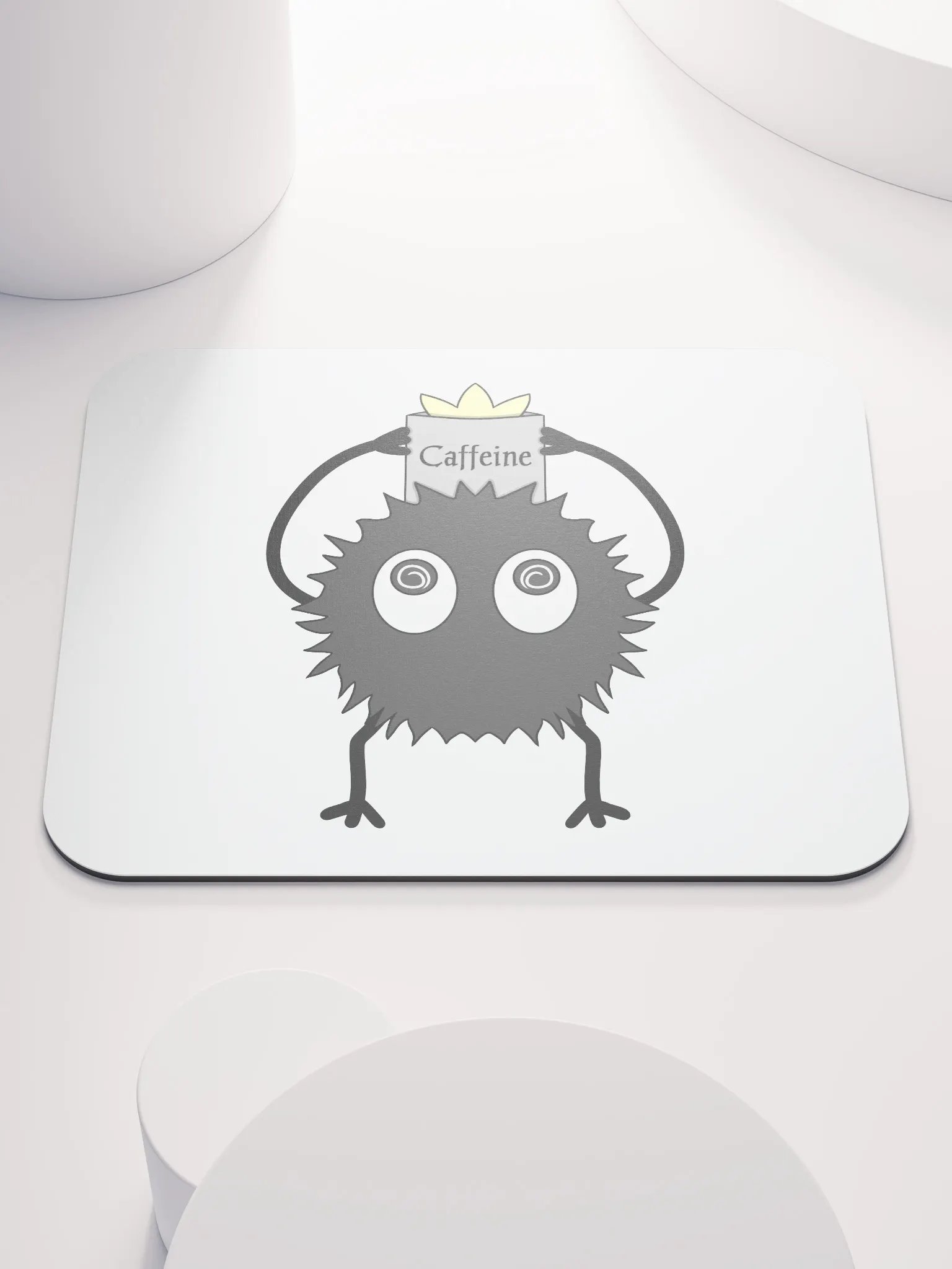 Caffeine Addicted Sootball | Mouse Pad product image (1)