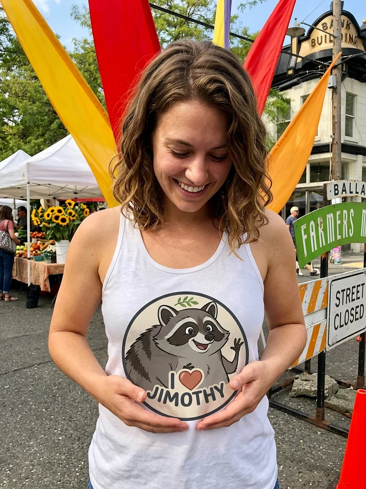 I Love Jimothy Women's Racerback Tank product image (1)