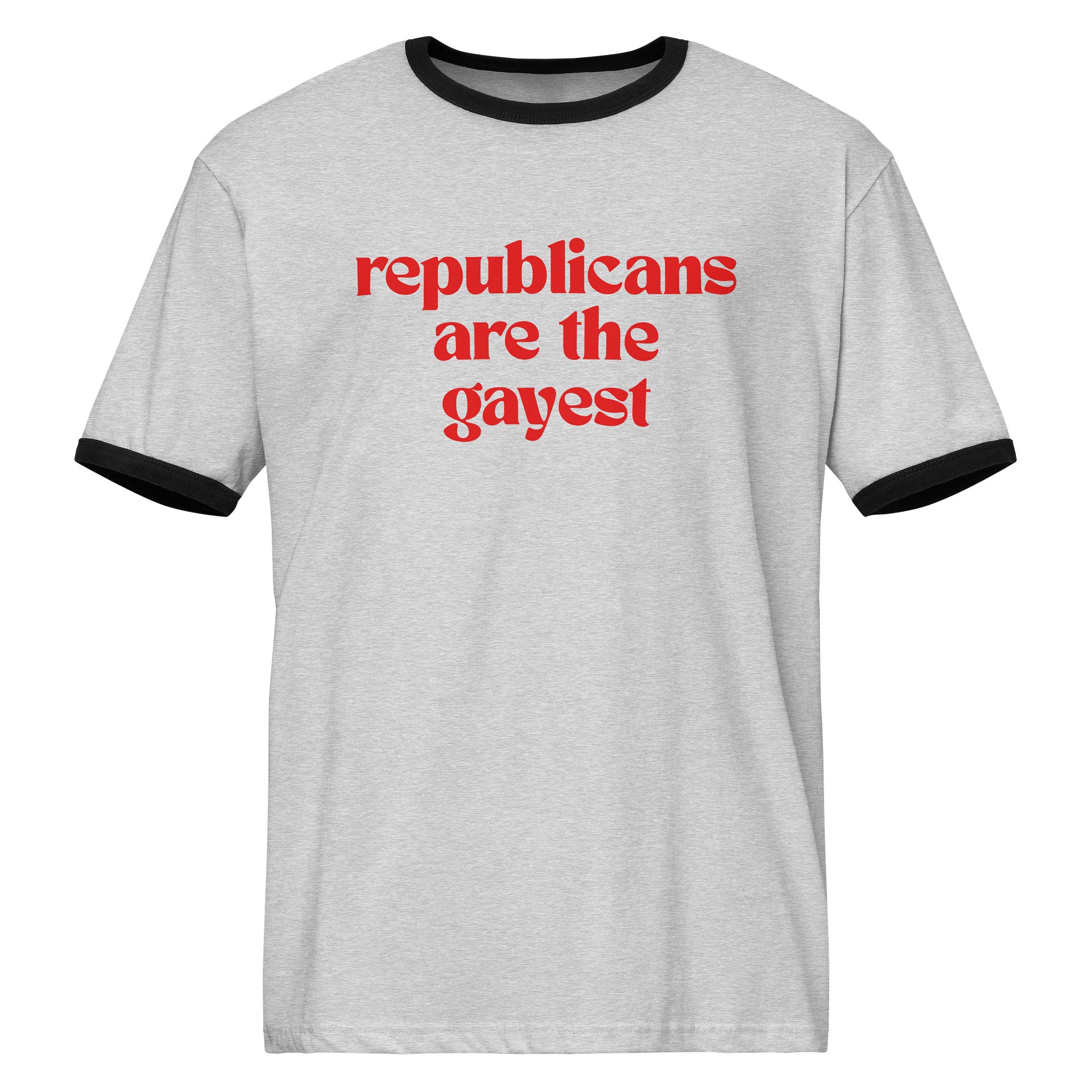 Republicans Are The Gayest Ringer Tee product image (1)