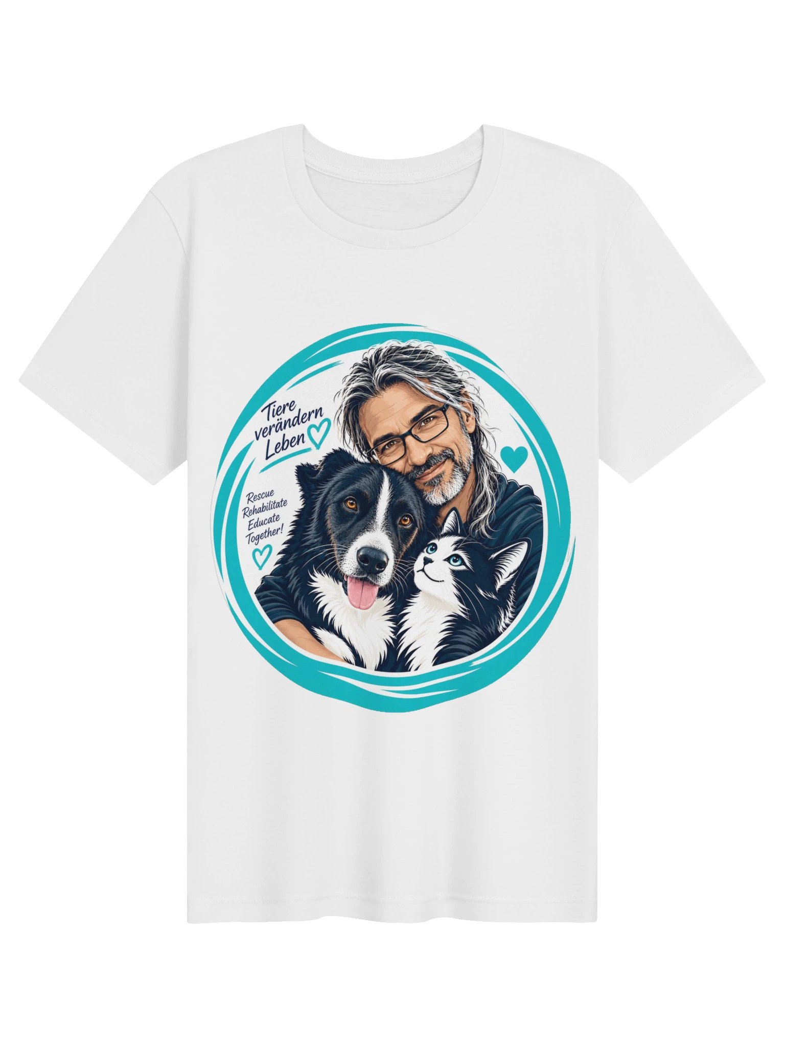 AAS · Tiere verändern Leben – Comic Shirt product image (1)