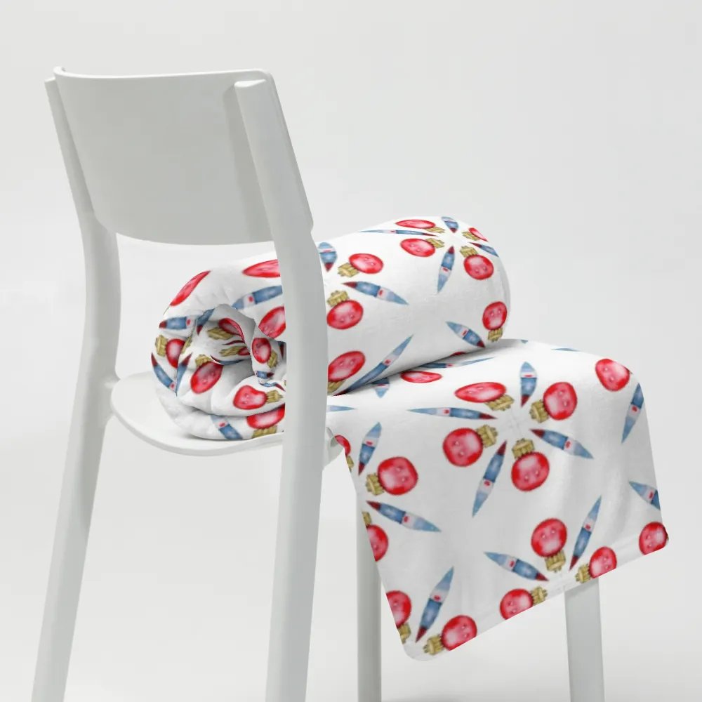 Festive Bauble Throw Blanket product image (9)