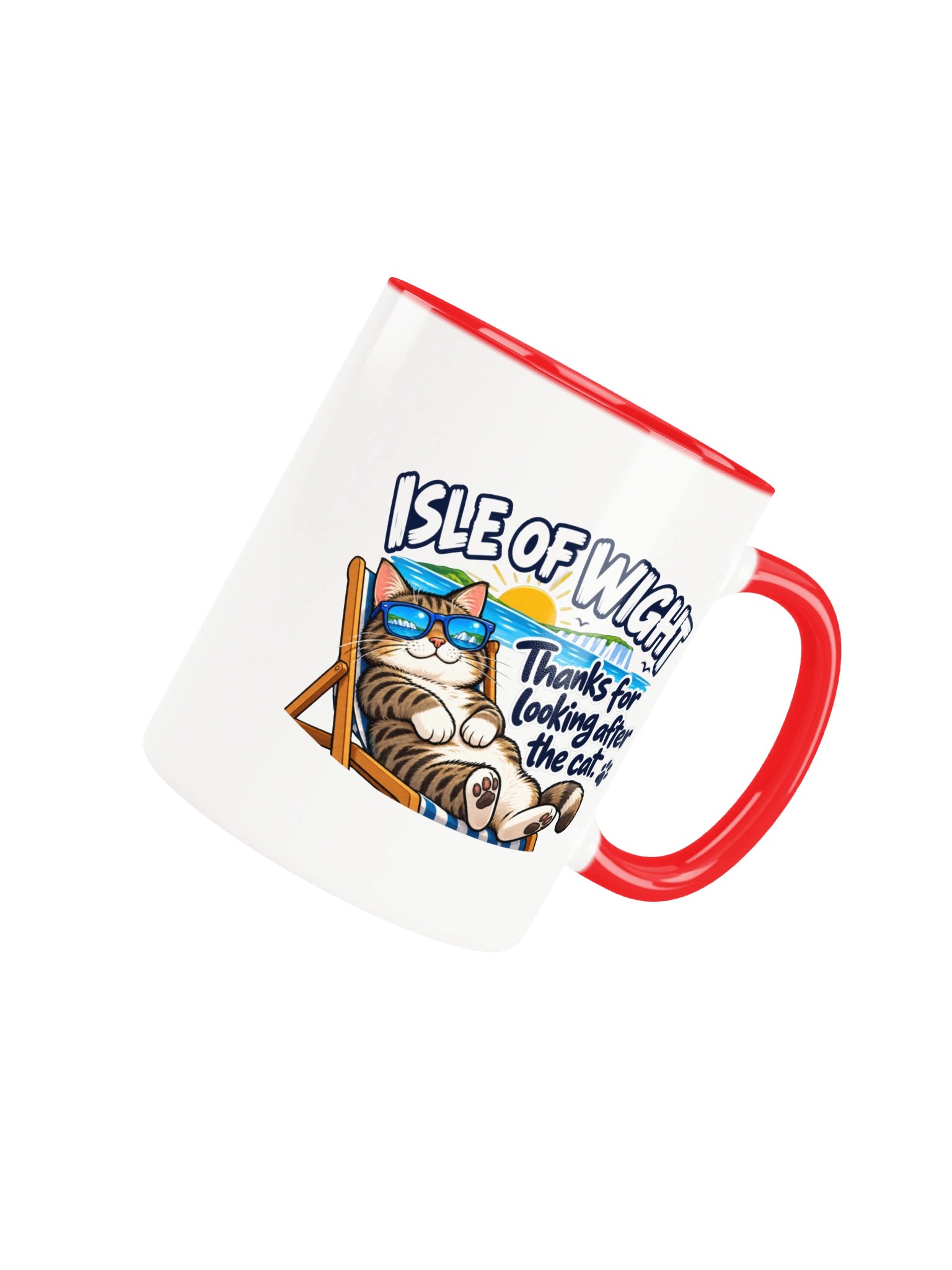 Isle of Wight – Thanks for Looking After the Cat Mug product image (4)