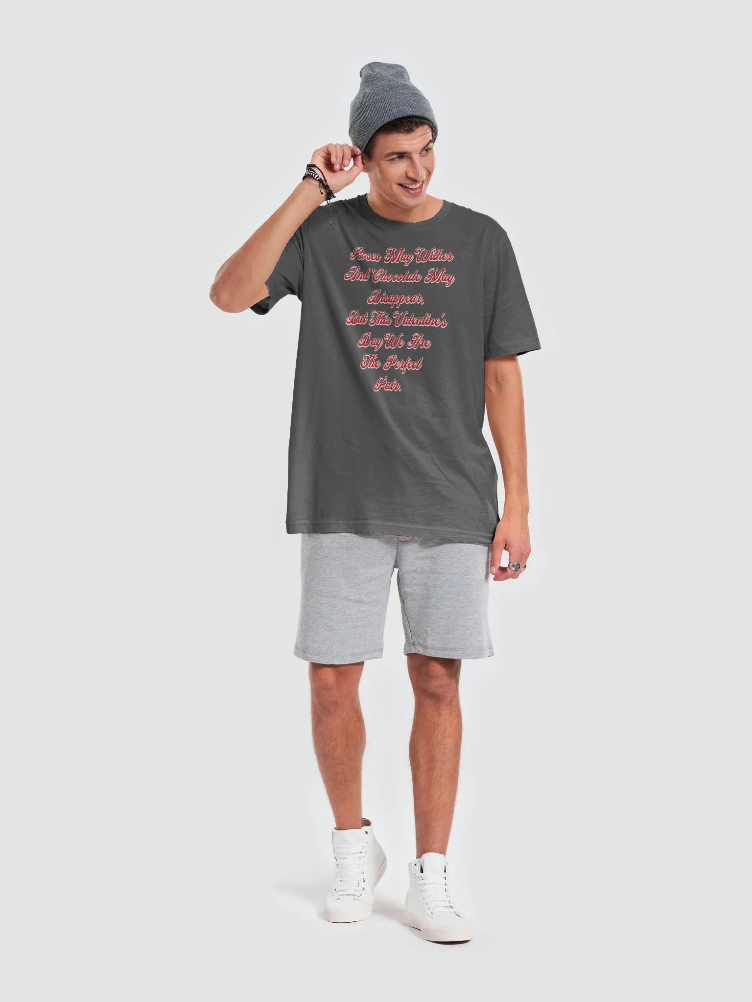 Roses May Wither And Chocolate My Disappear, Valentine's Day Gift T-shirt product image (4)