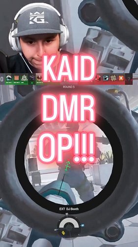 KAID DMR OP!!! #rainbowsixsiege #rainbowsix #r6 #r6s #gaming