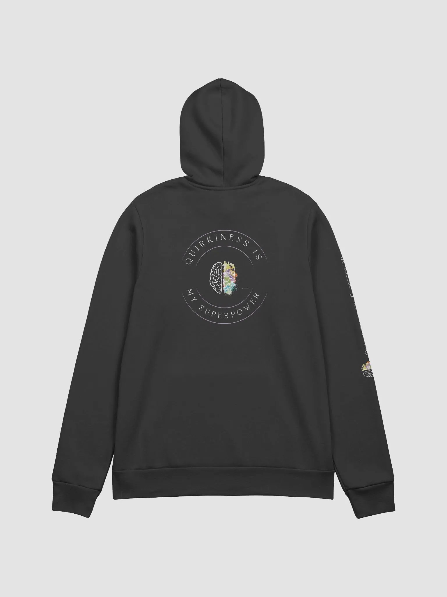 Supersoft Hoodie - Quirkiness is my Superpower Dark product image (4)