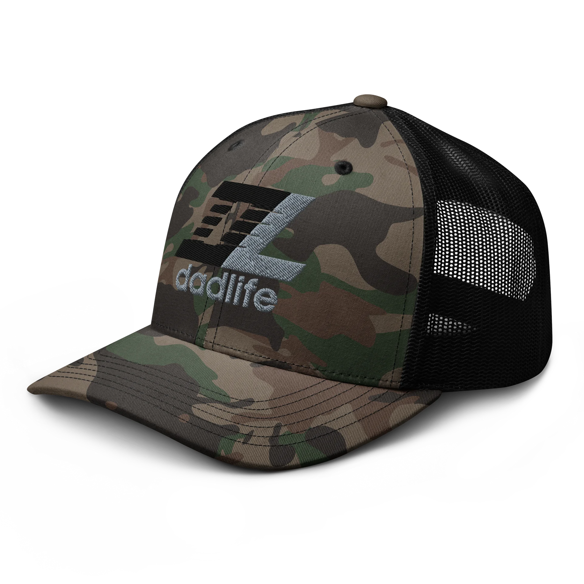 Dadlife Camo Trucker Hat product image (6)