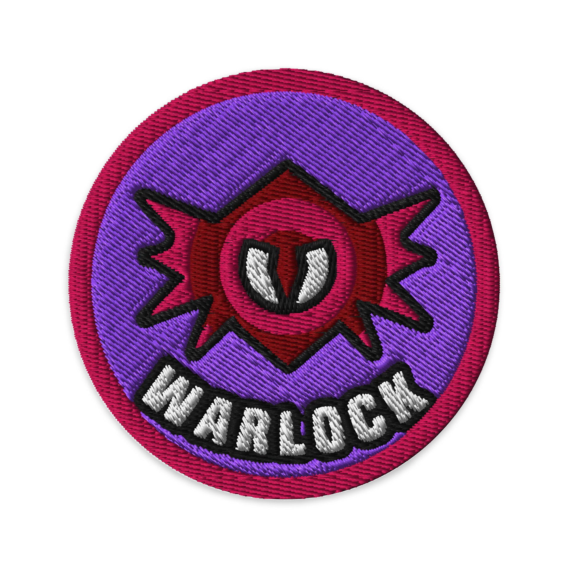 Battle Baubles Warlock Class Embroidered Patch product image (1)