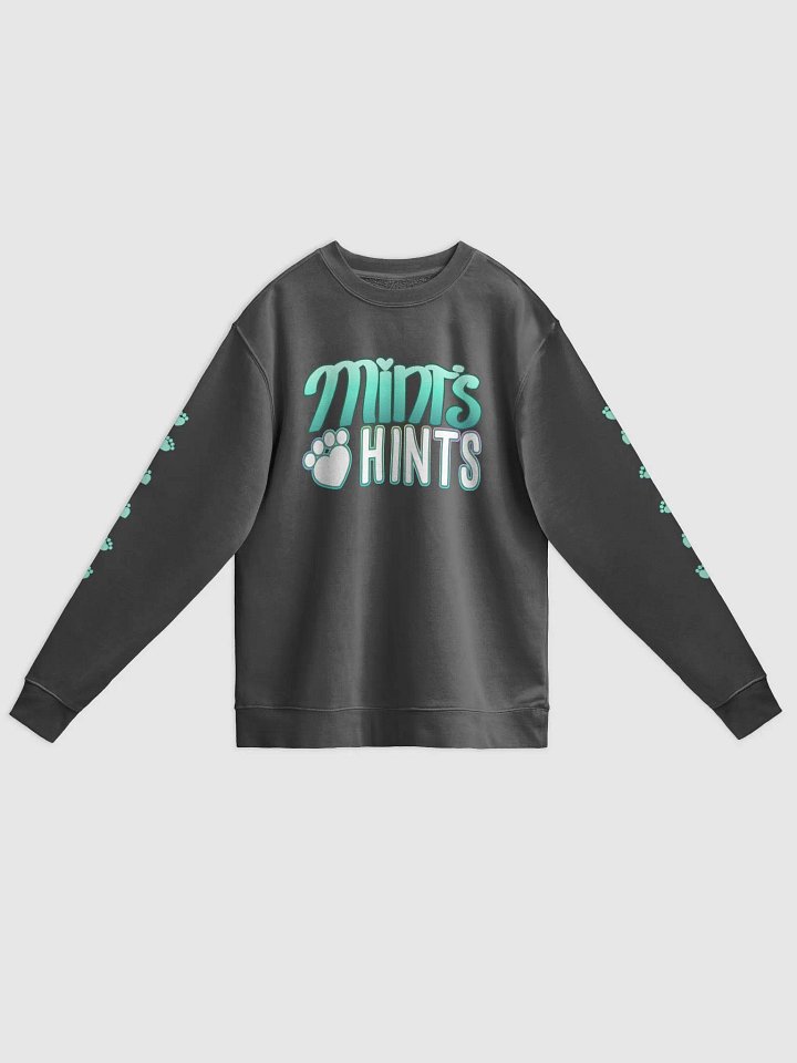 Mint's Hints Scattered Paws Sweatshirt product image (1)
