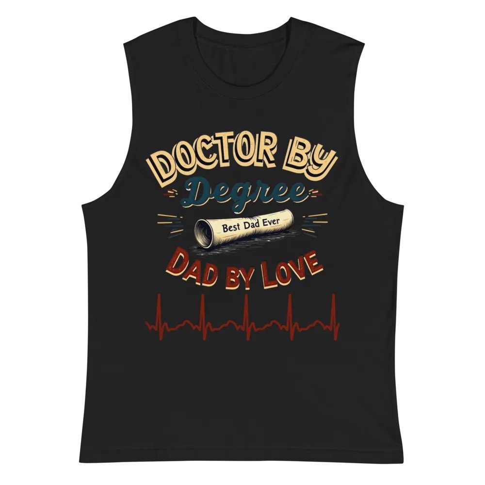 Doctor by Degree Muscle Tank for the Best Dad Ever product image (3)