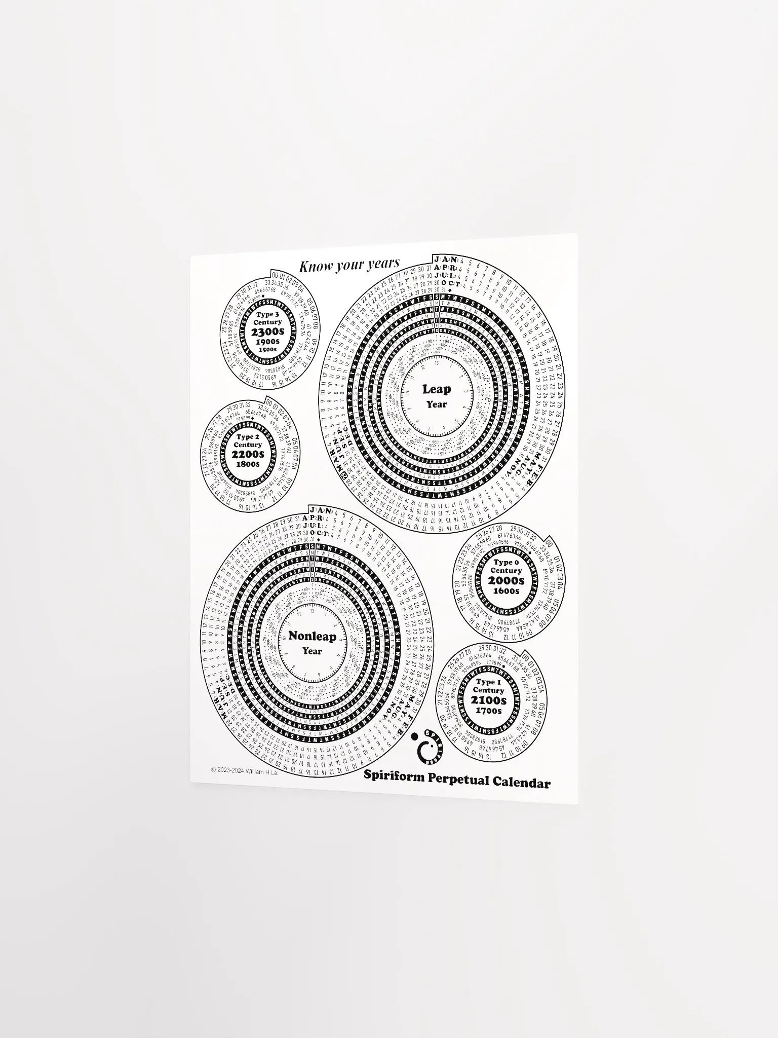 Spiriform Perpetual Calendar 8