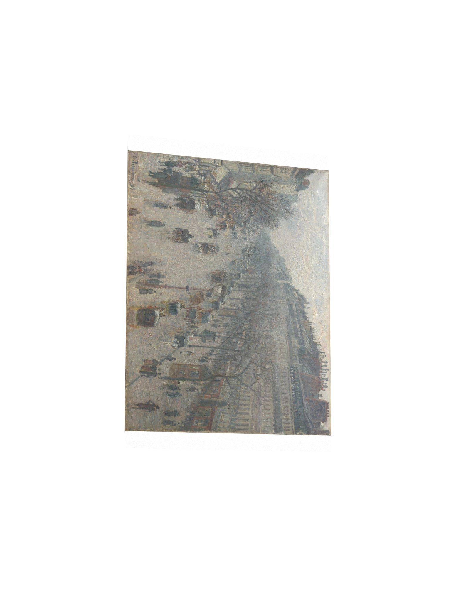 Pissarro, The Boulevard Montmartre on a Winter Morning — Fine-Art Poster product image (4)