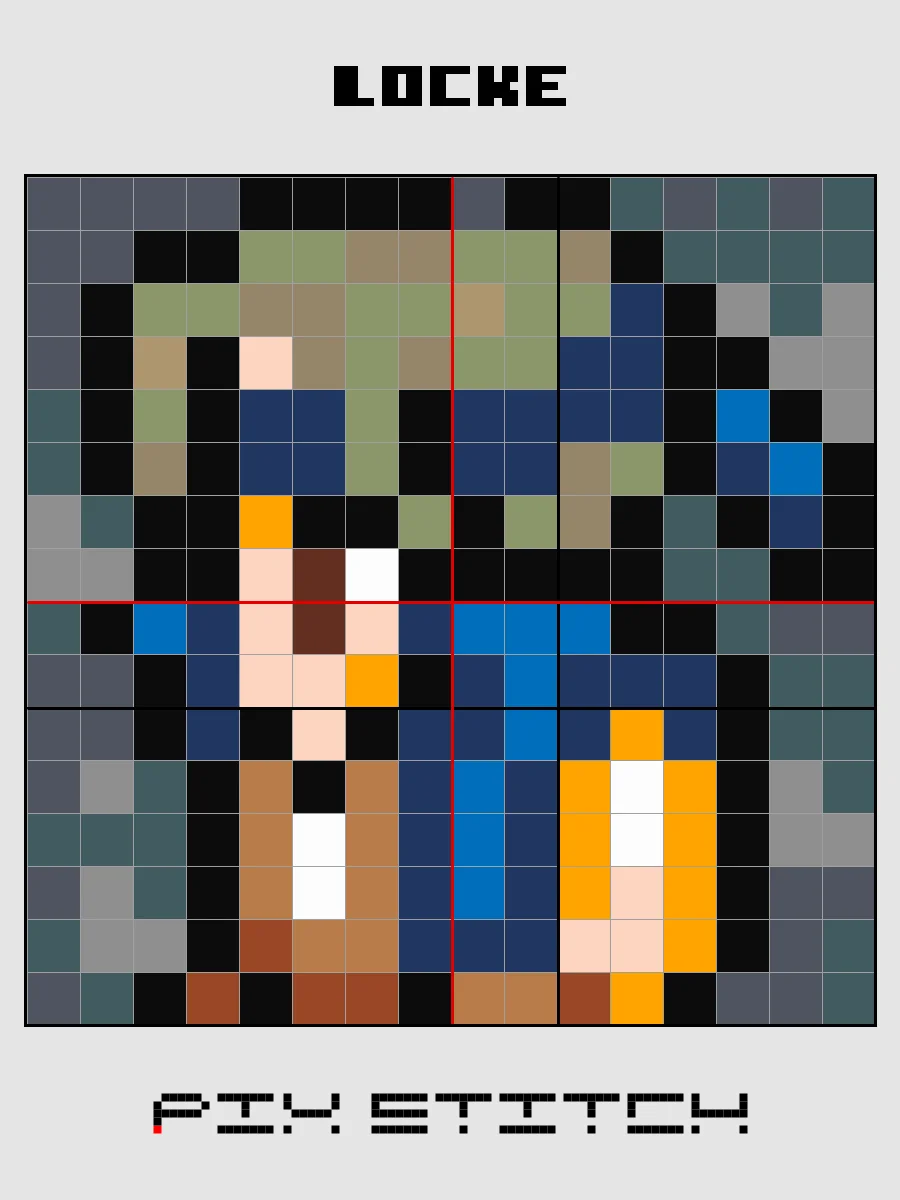 Locke Pixel Art product image (2)