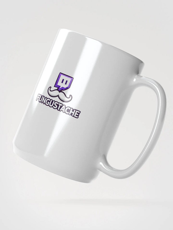 FUNGUSTACHE Icon White Glossy Mug product image (2)