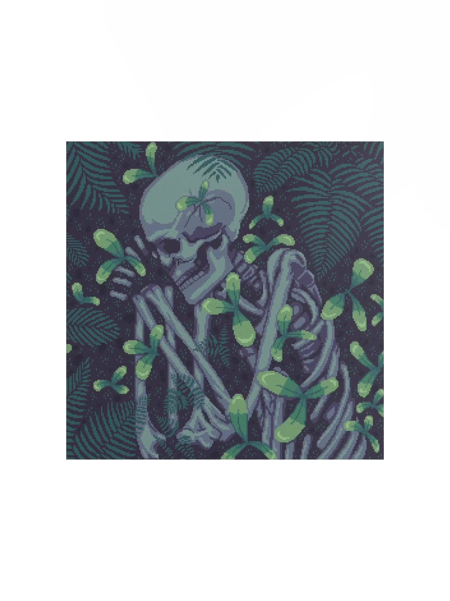Skeleton Art Print product image (1)