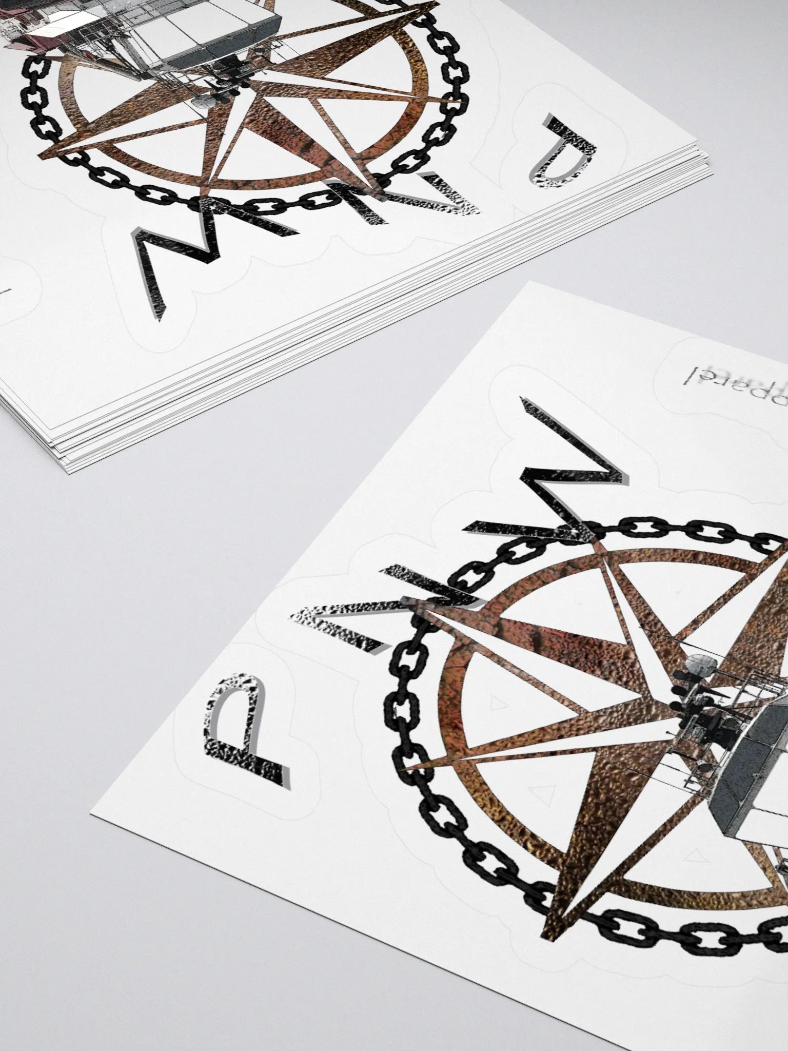 PNW Compass Rose Kiss Cut Stickers product image (14)