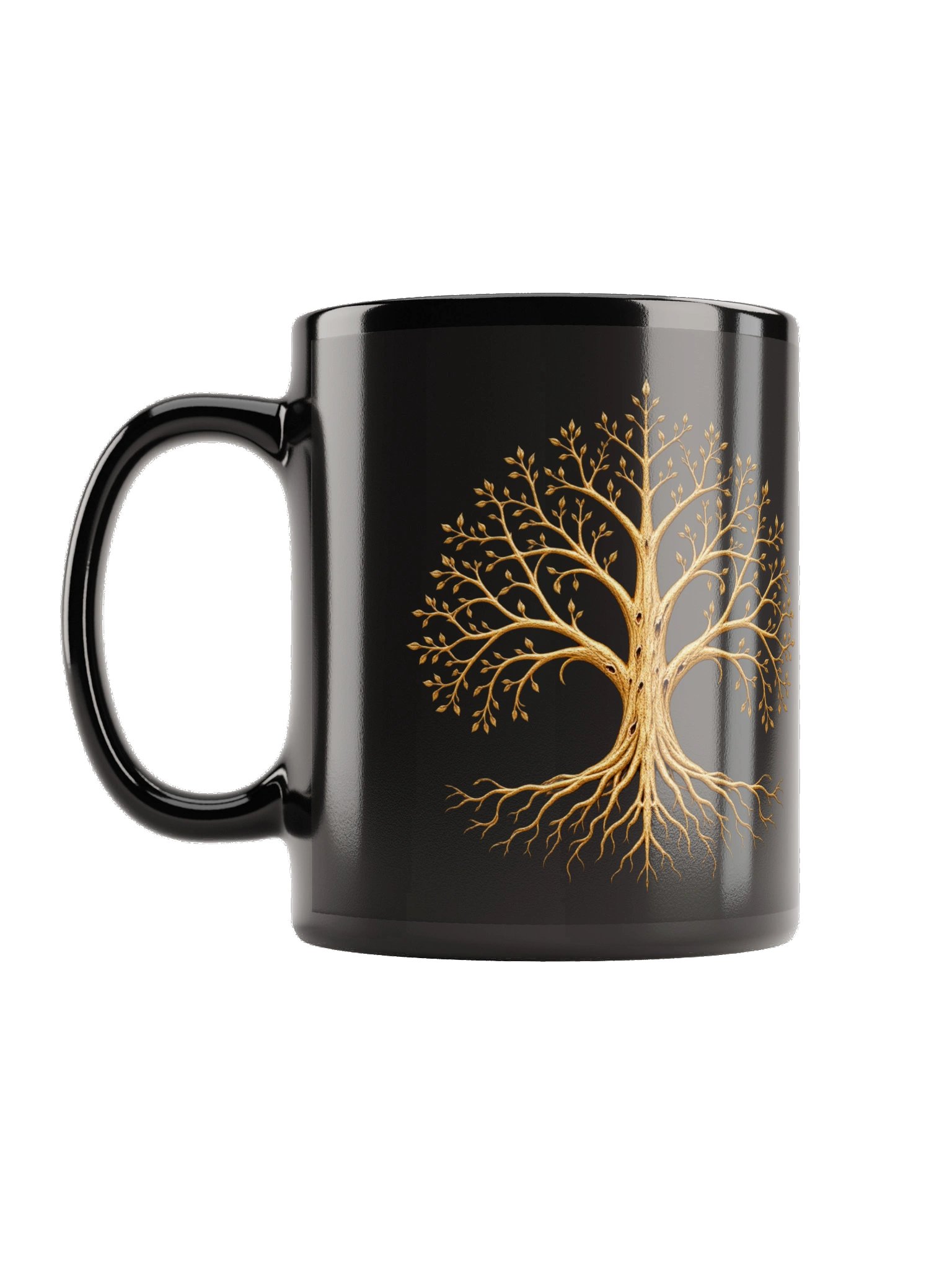 The Golden Oak | Gothic Tree of Life Coffee Mug product image (1)