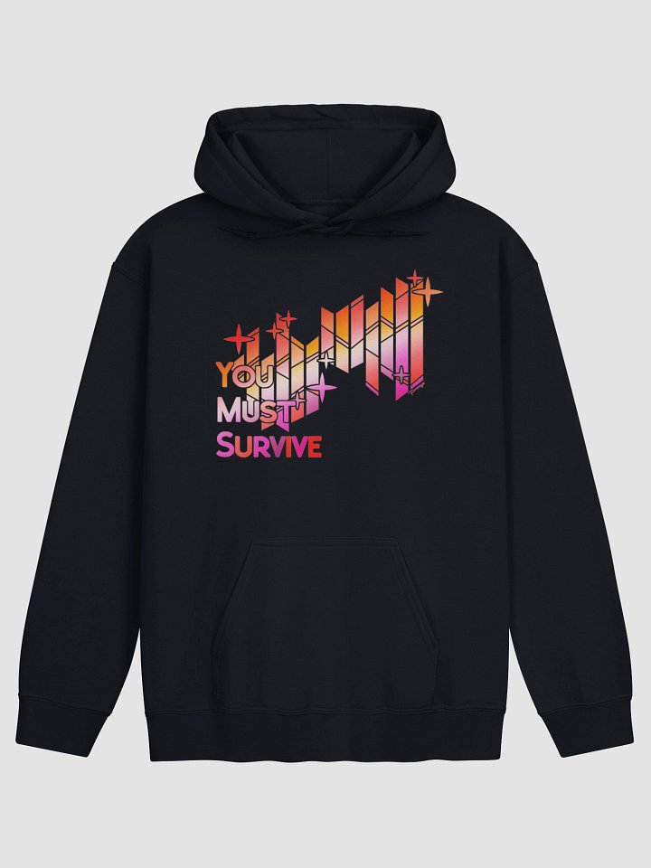 LESBIAN "YOU MUST SURVIVE" Stained Glass Hoodie product image (1)