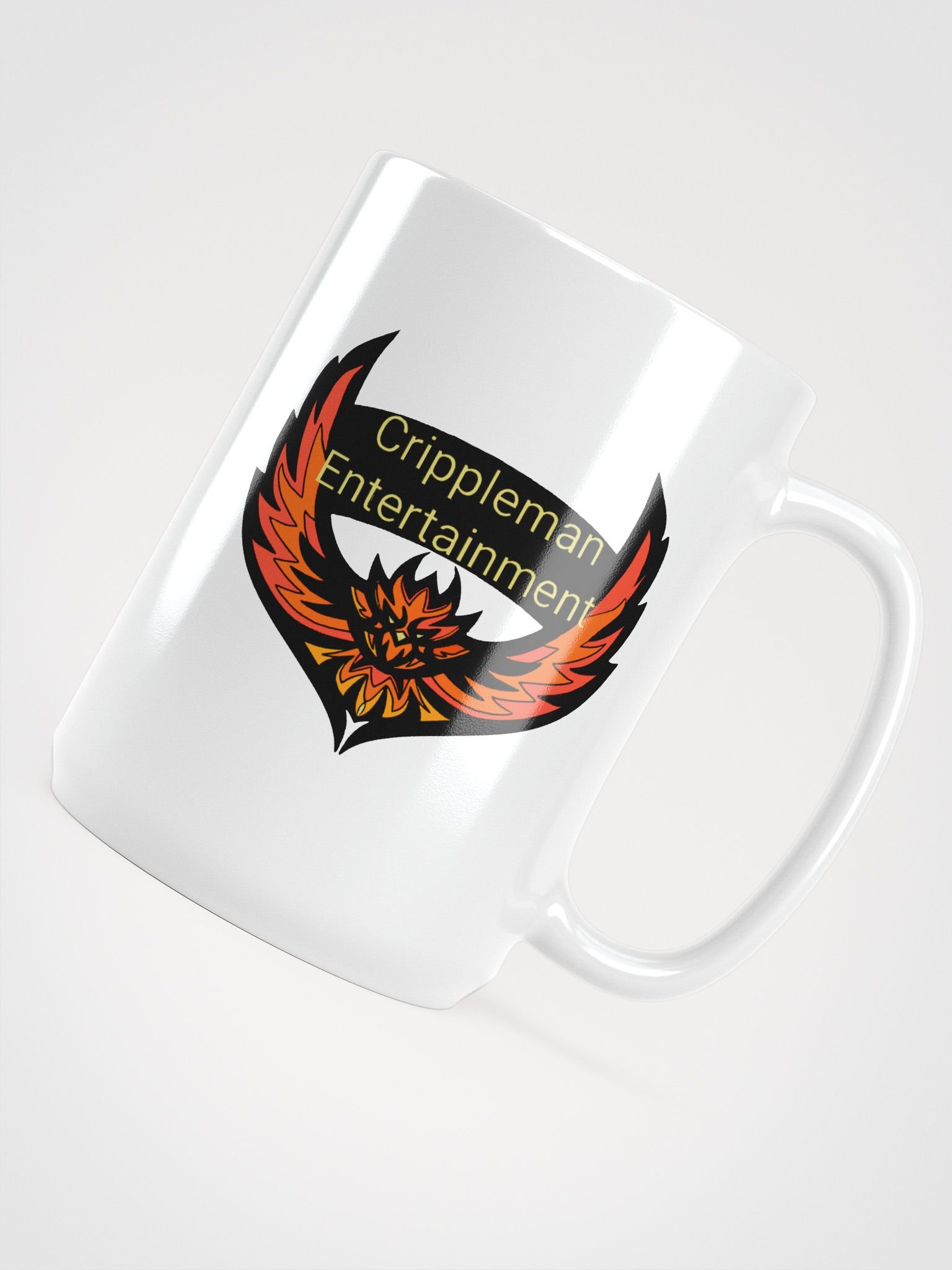Fiery Phoenix White Glossy Mug product image (5)