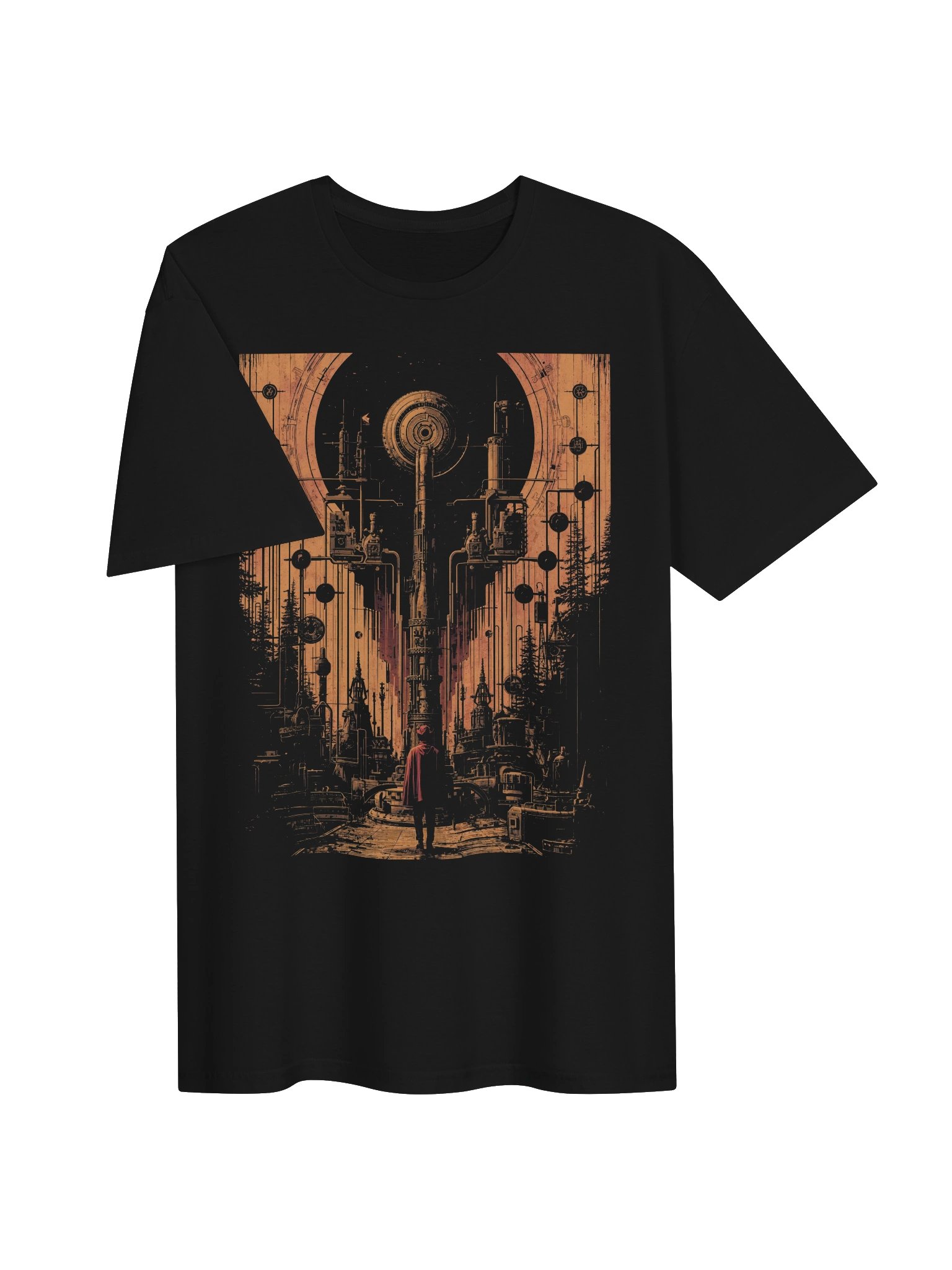 Red Cloak Machine Watcher T-Shirt product image (3)