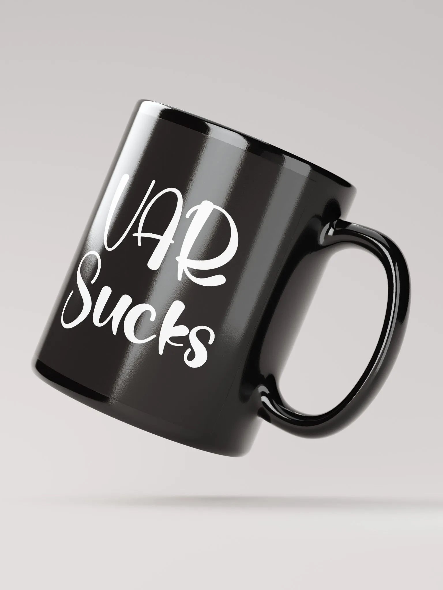 VAE Sucks Black Glossy Mug product image (3)