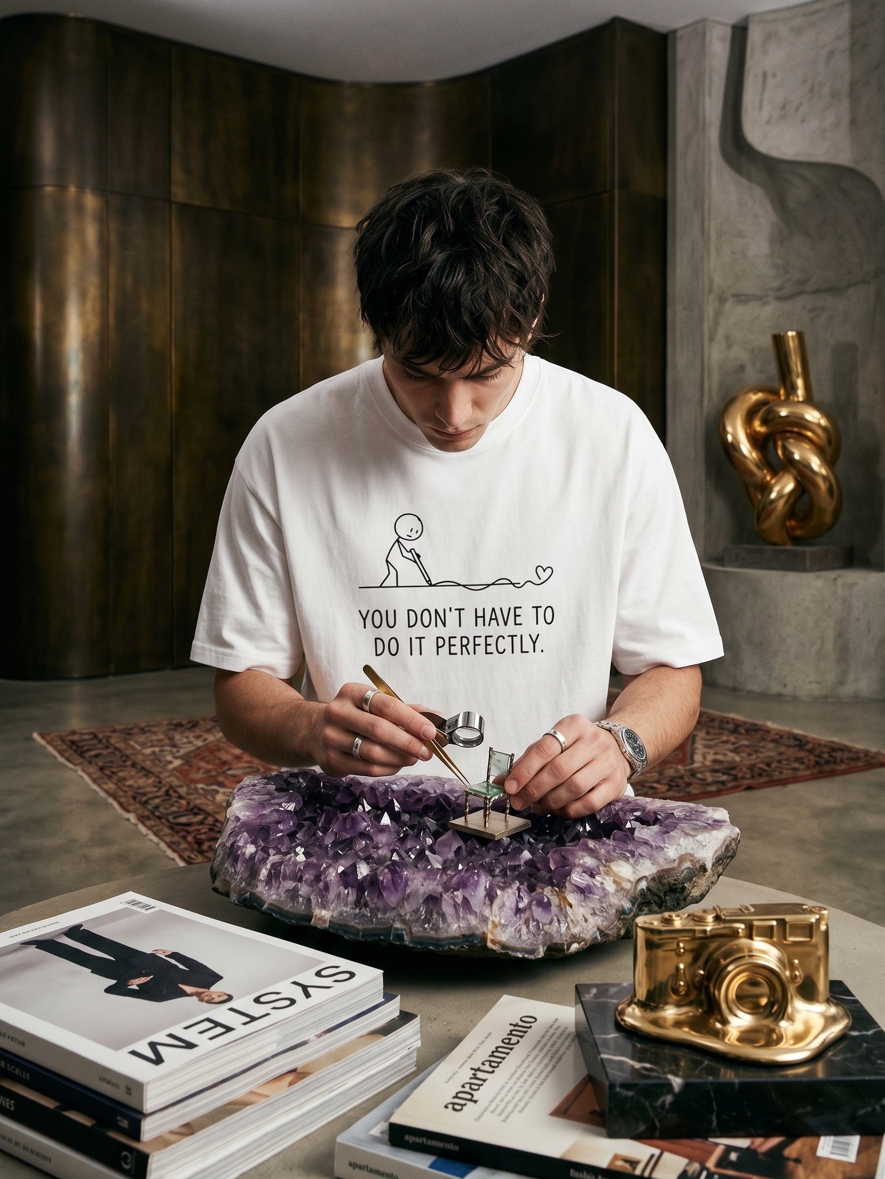 Perfectionism Anxiety Shirt – Self-Compassion Mental Health Tee product image (3)