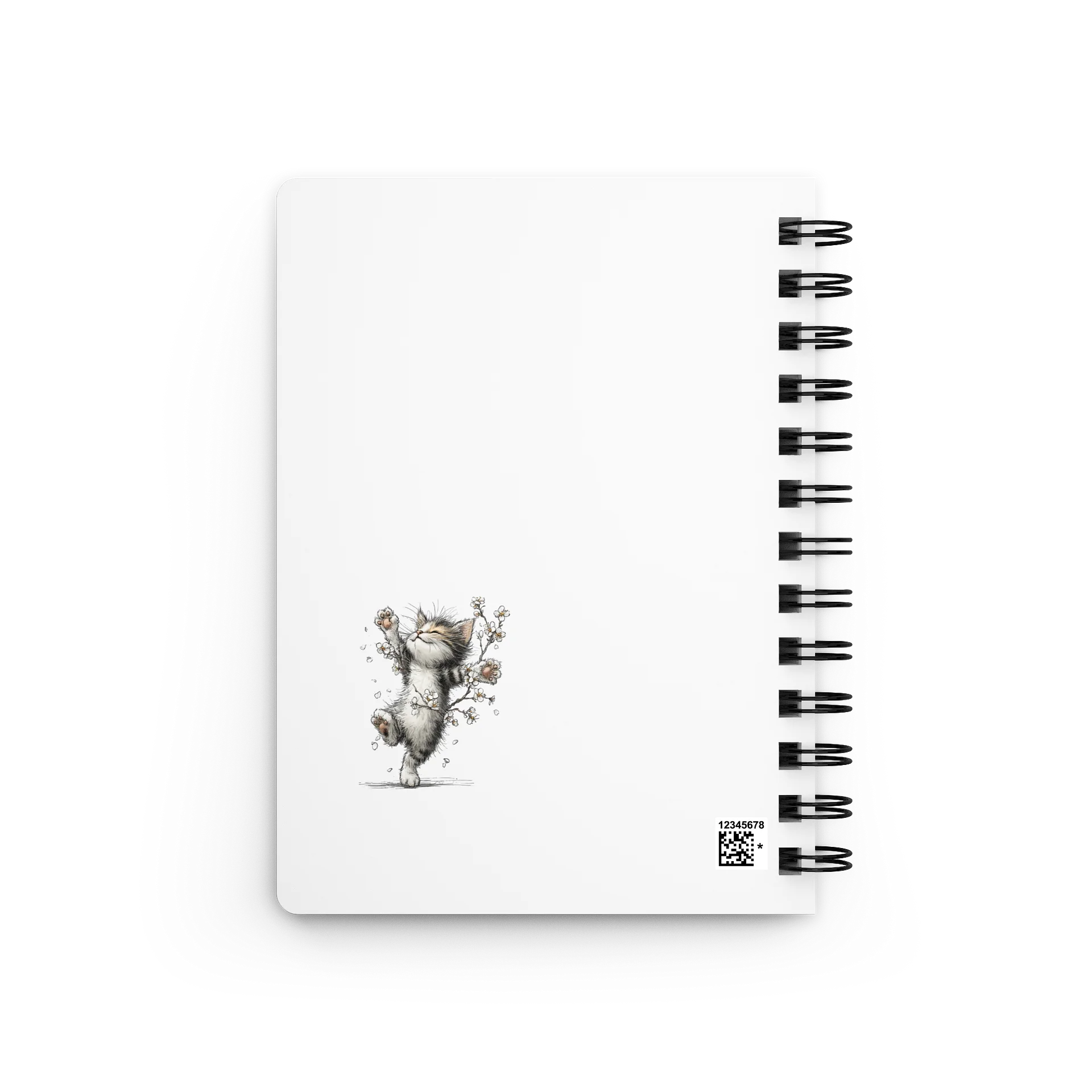 Sleepy Kitten Lined Journal product image (2)