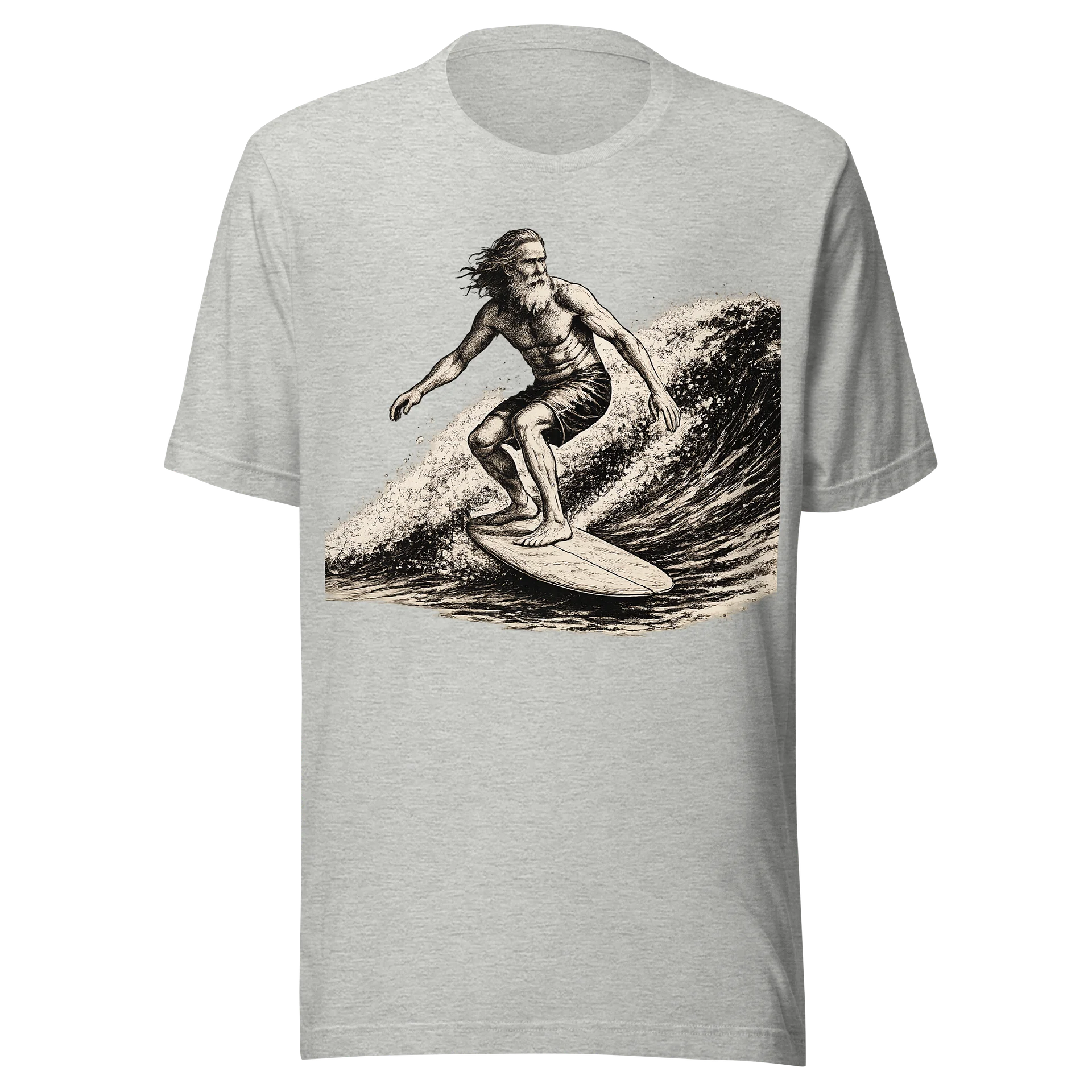 Bearded Surfer Wave Ride Tee product image (43)