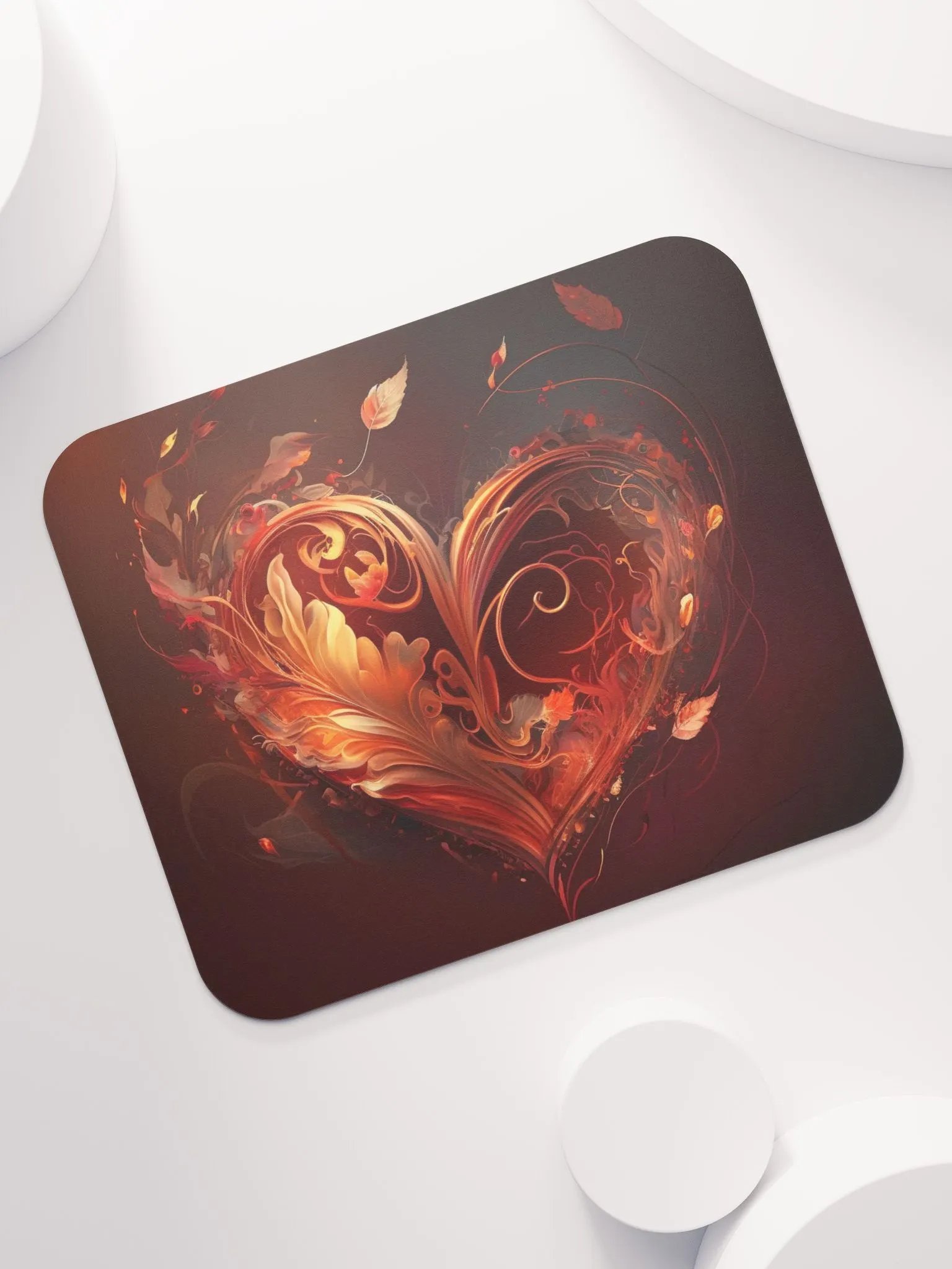 Flaming Heart - Classic Mouse Pad product image (3)